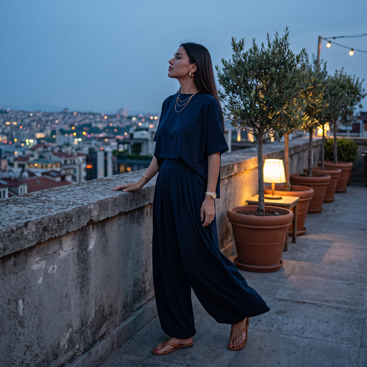 Odessa Wide Leg Pants Set