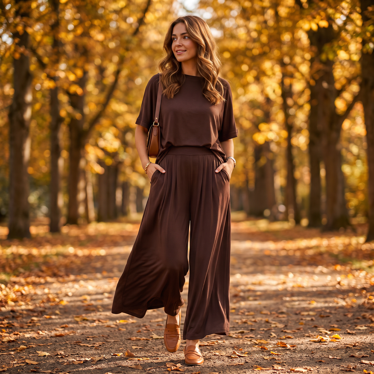 Odessa Wide Leg Pants Set