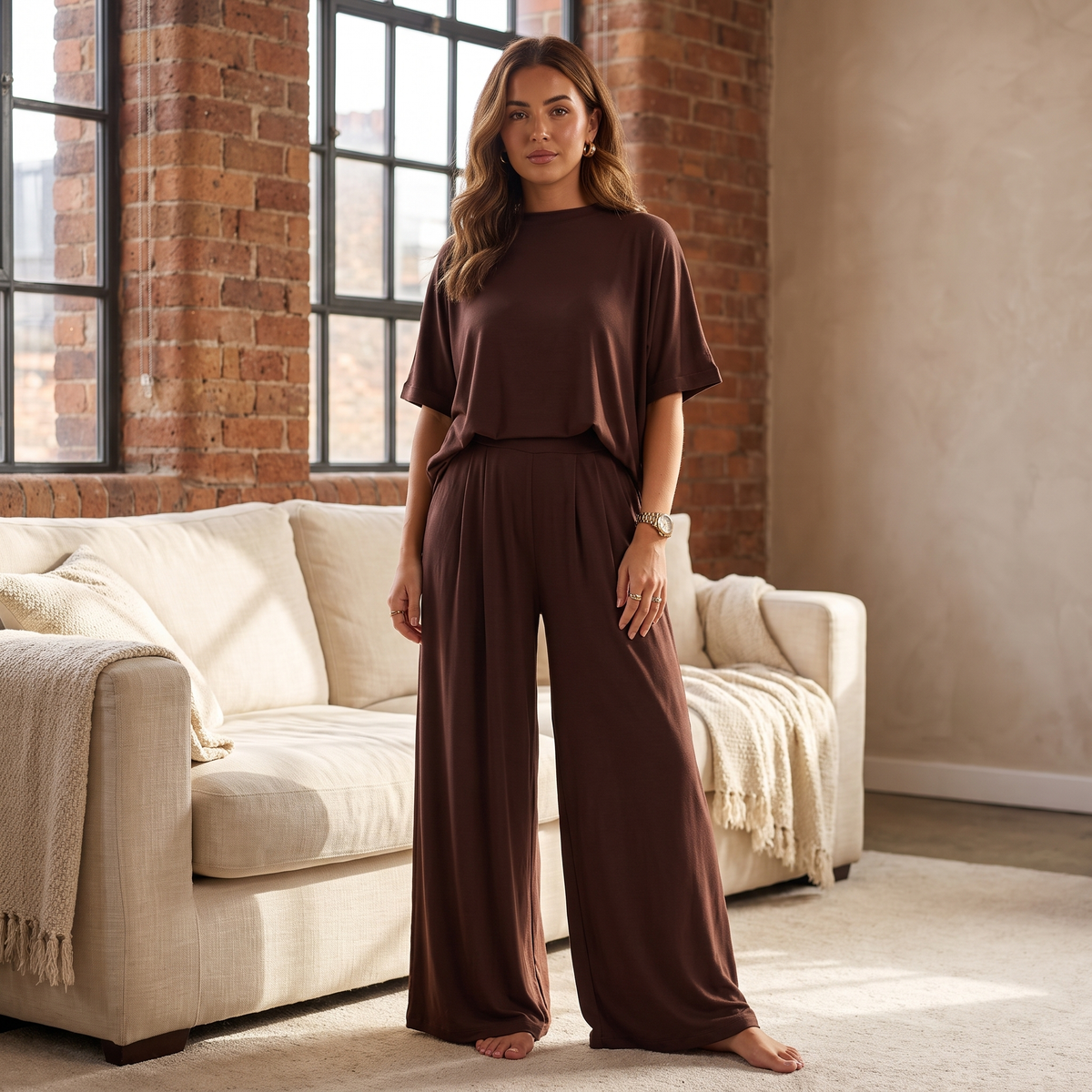 Odessa Wide Leg Pants Set