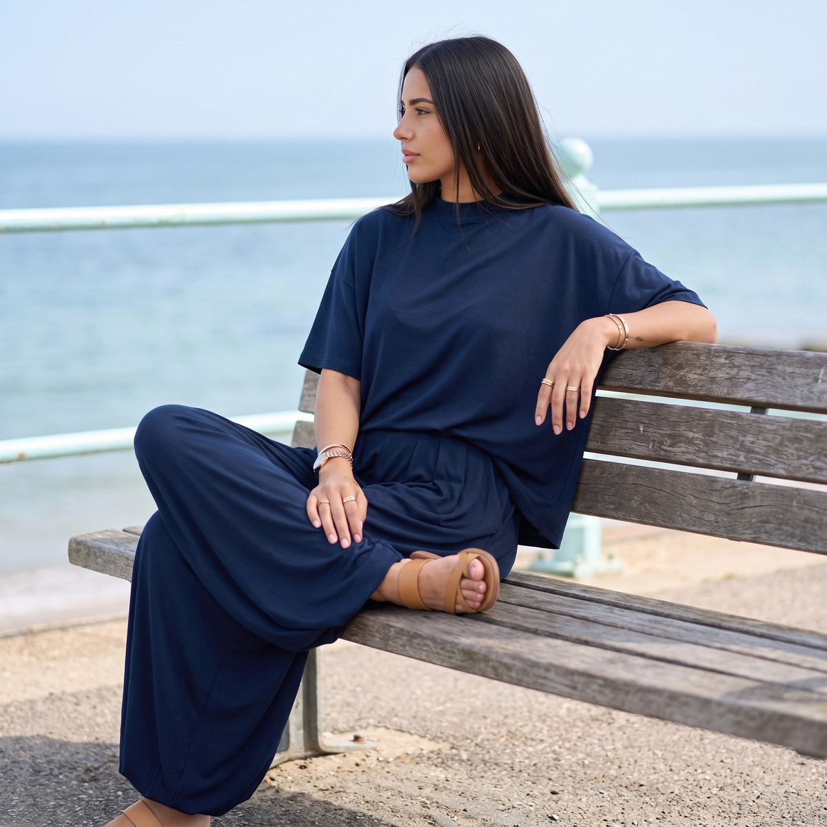 Odessa Wide Leg Pants Set