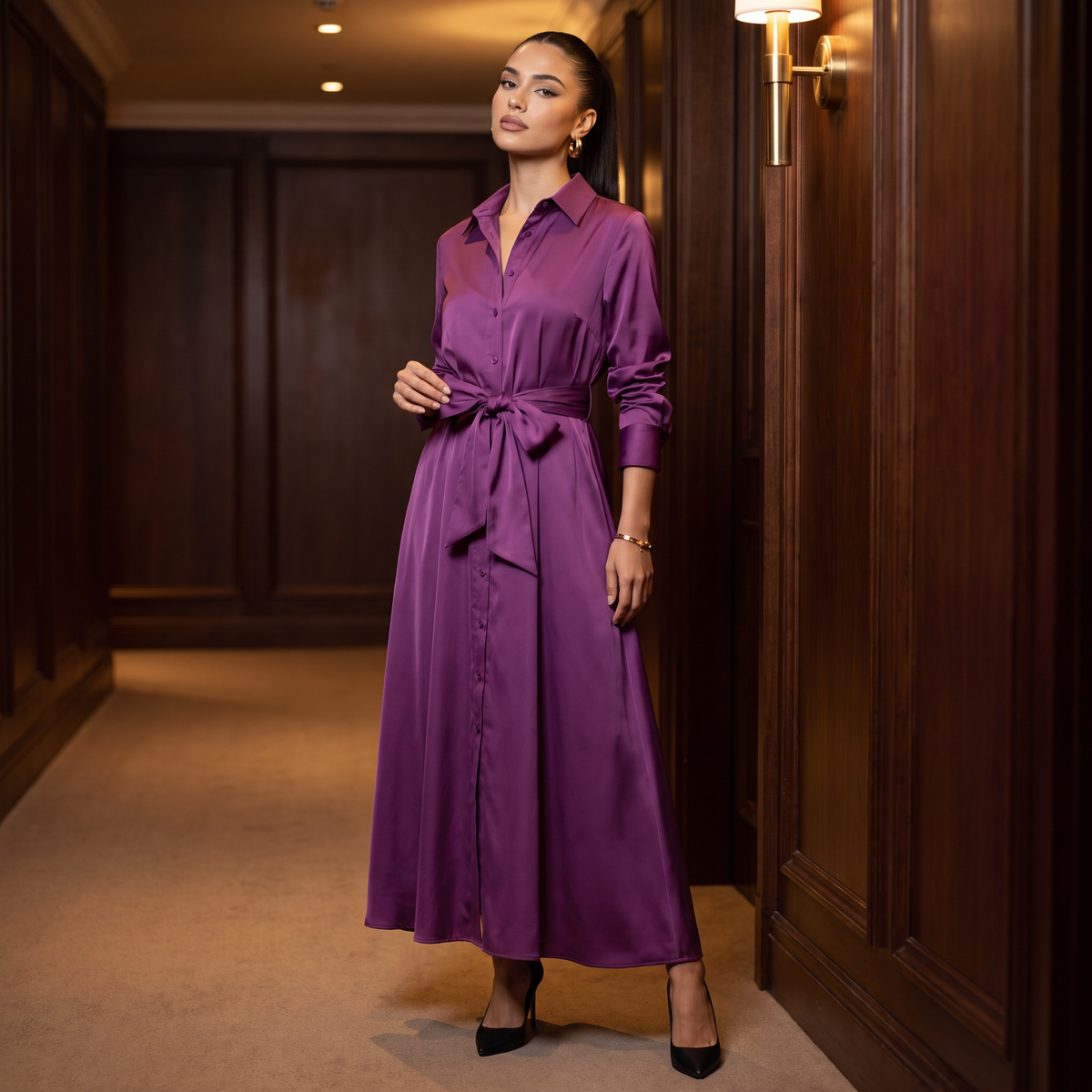 Coralie Classic Shirt Maxi Dress