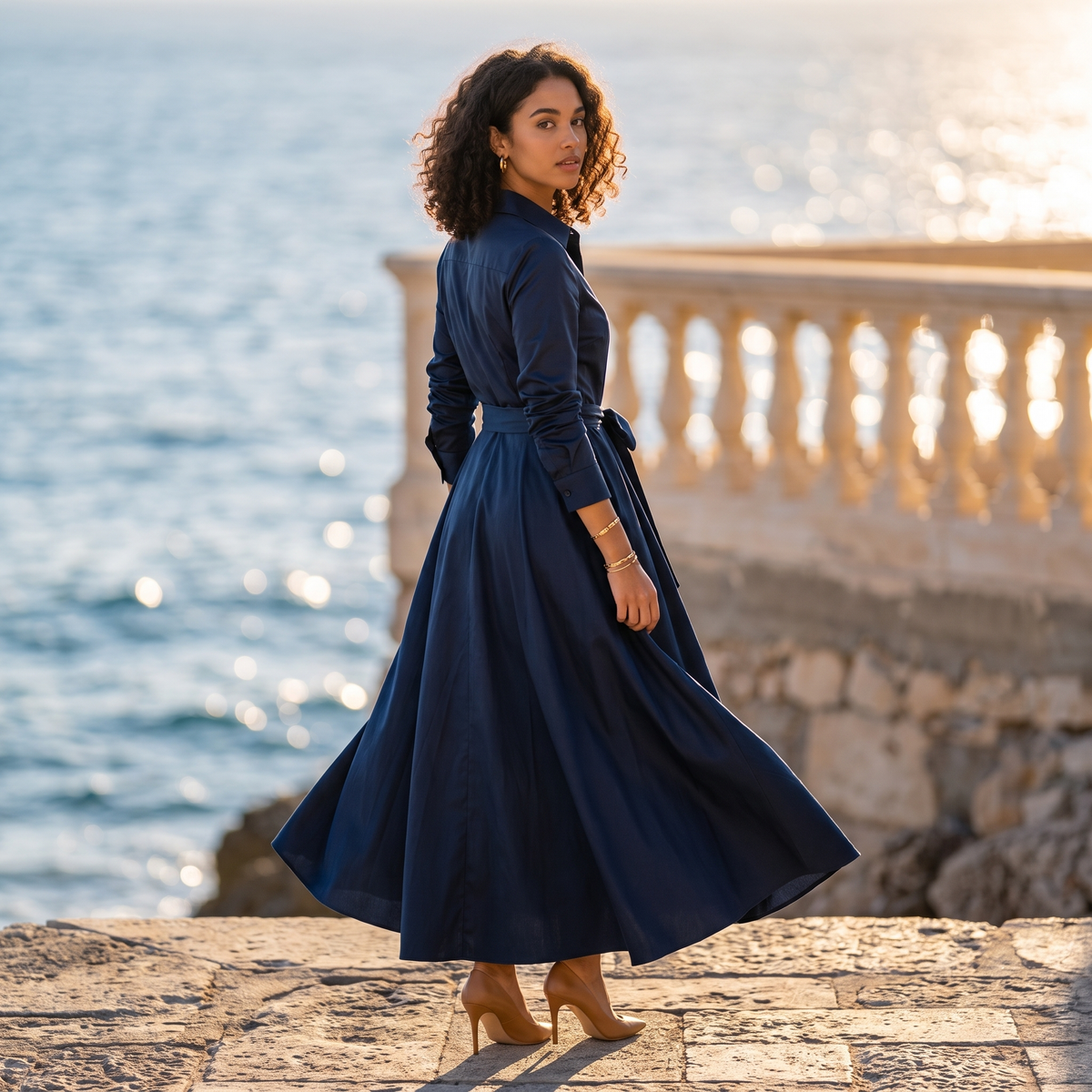 Coralie Classic Shirt Maxi Dress