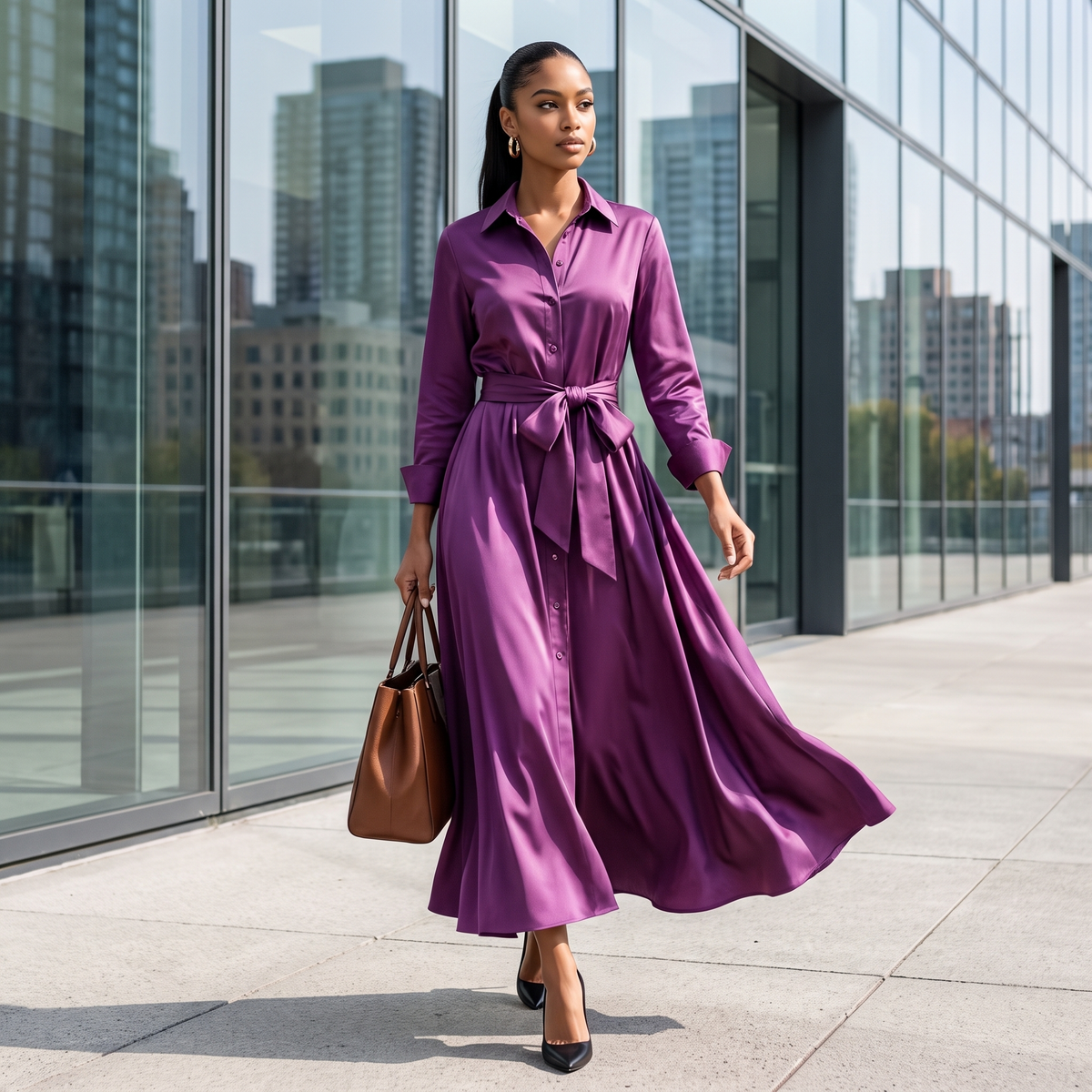 Coralie Classic Shirt Maxi Dress