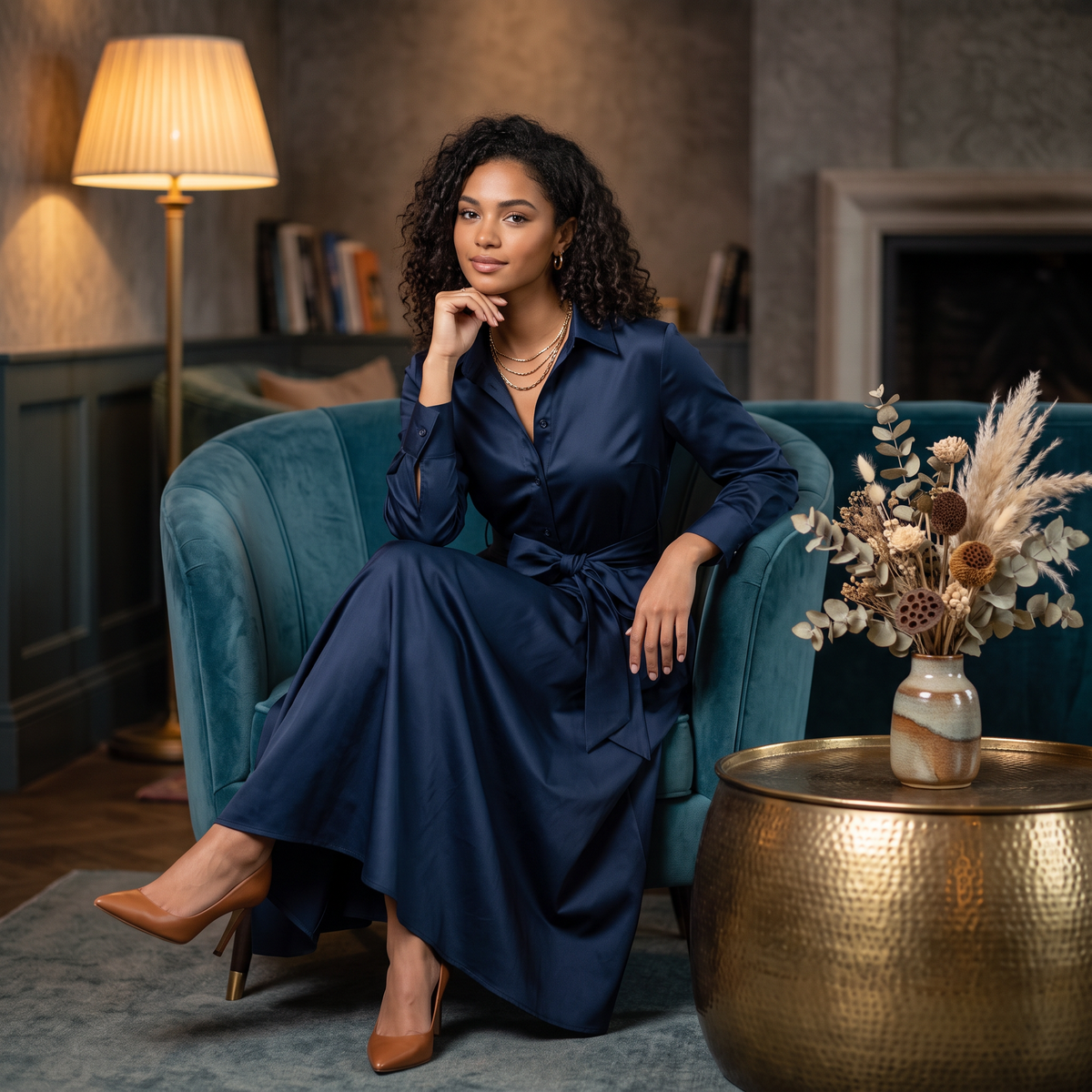 Coralie Classic Shirt Maxi Dress