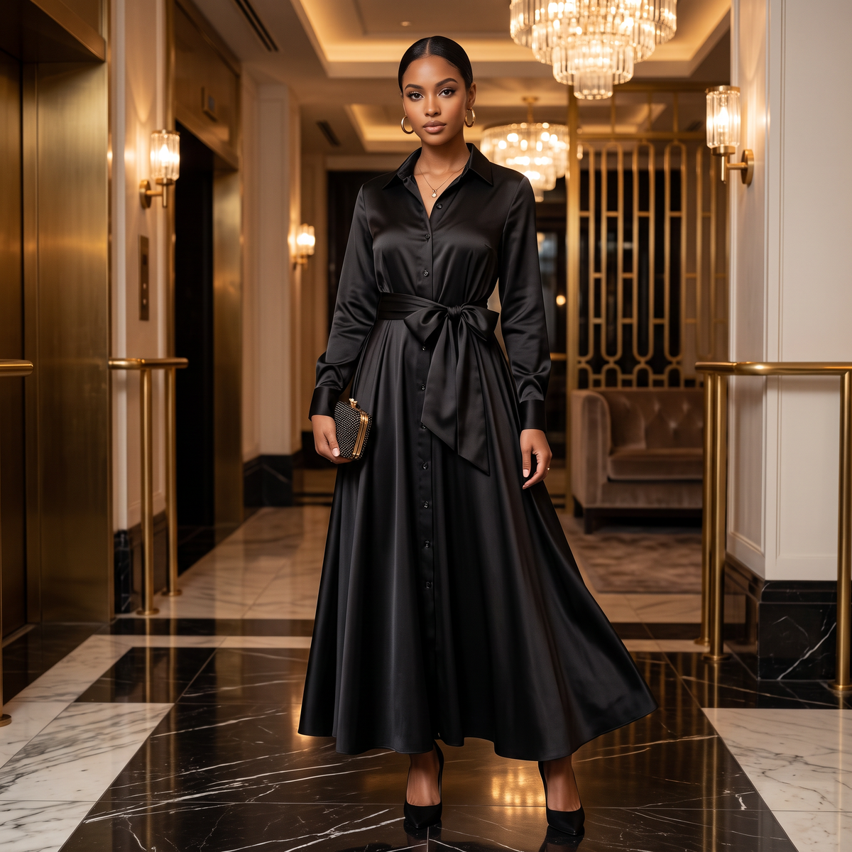 Coralie Classic Shirt Maxi Dress