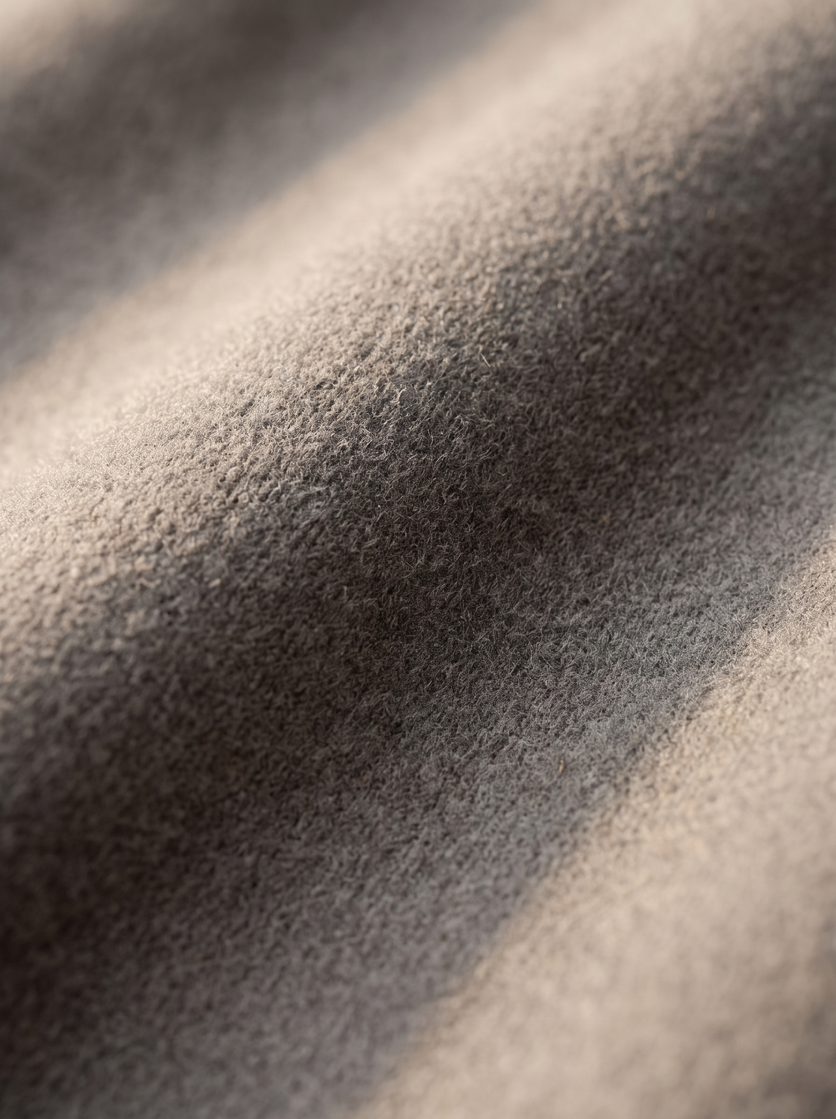 Close up of the fabric of the Mirabelle oversized trench coat