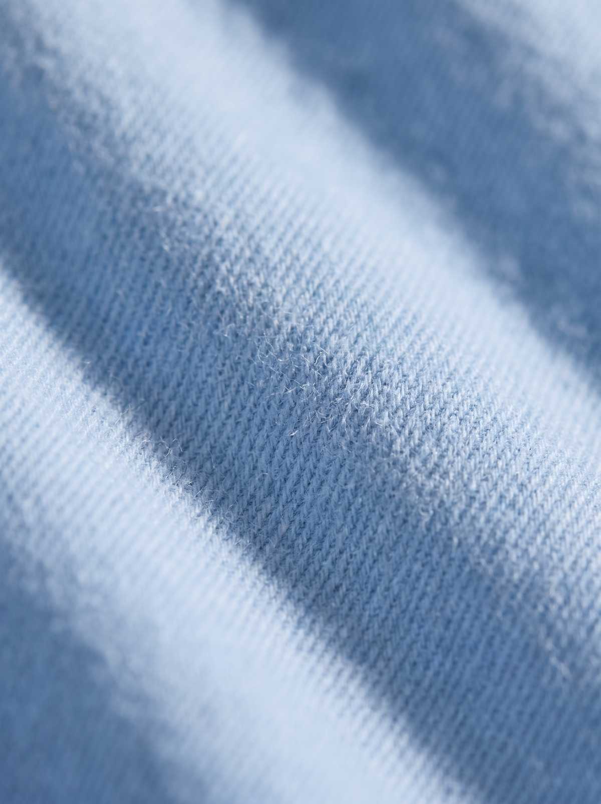 Close up of the fabric of the Linnea cotton shirt jacket